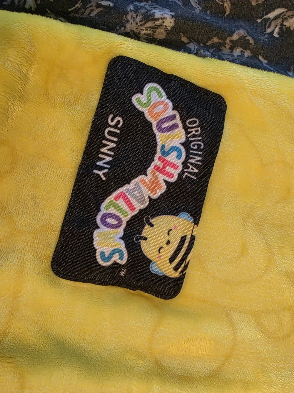 Squishmallows Original Sunny Yellow Hooded Kids Blanket